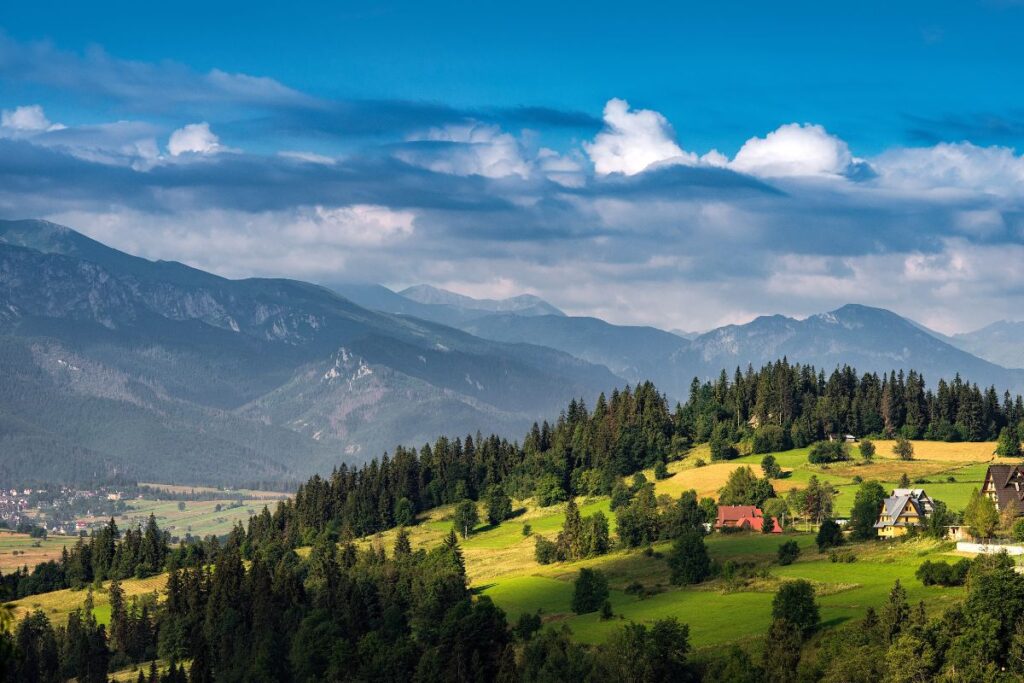 Góralska jadalnia w kompleksie Willa Góry